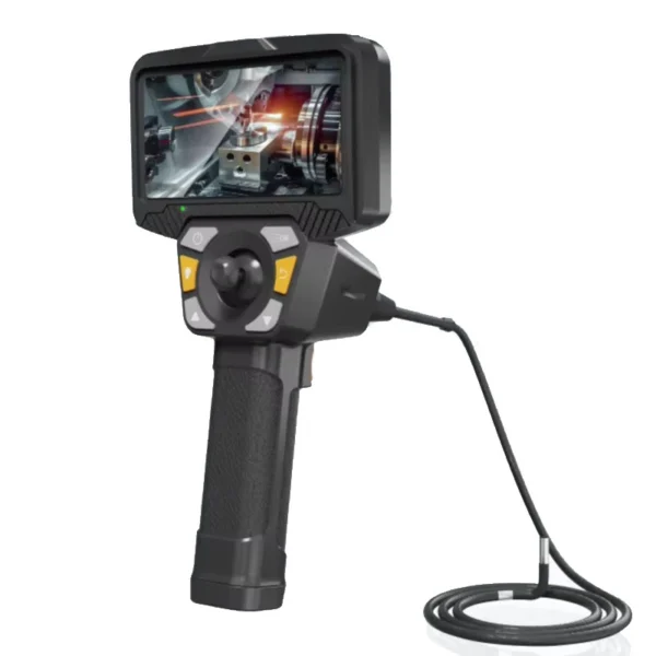 bi series 360° articulation 1080p hd joystick control 5'' intuitive borescope