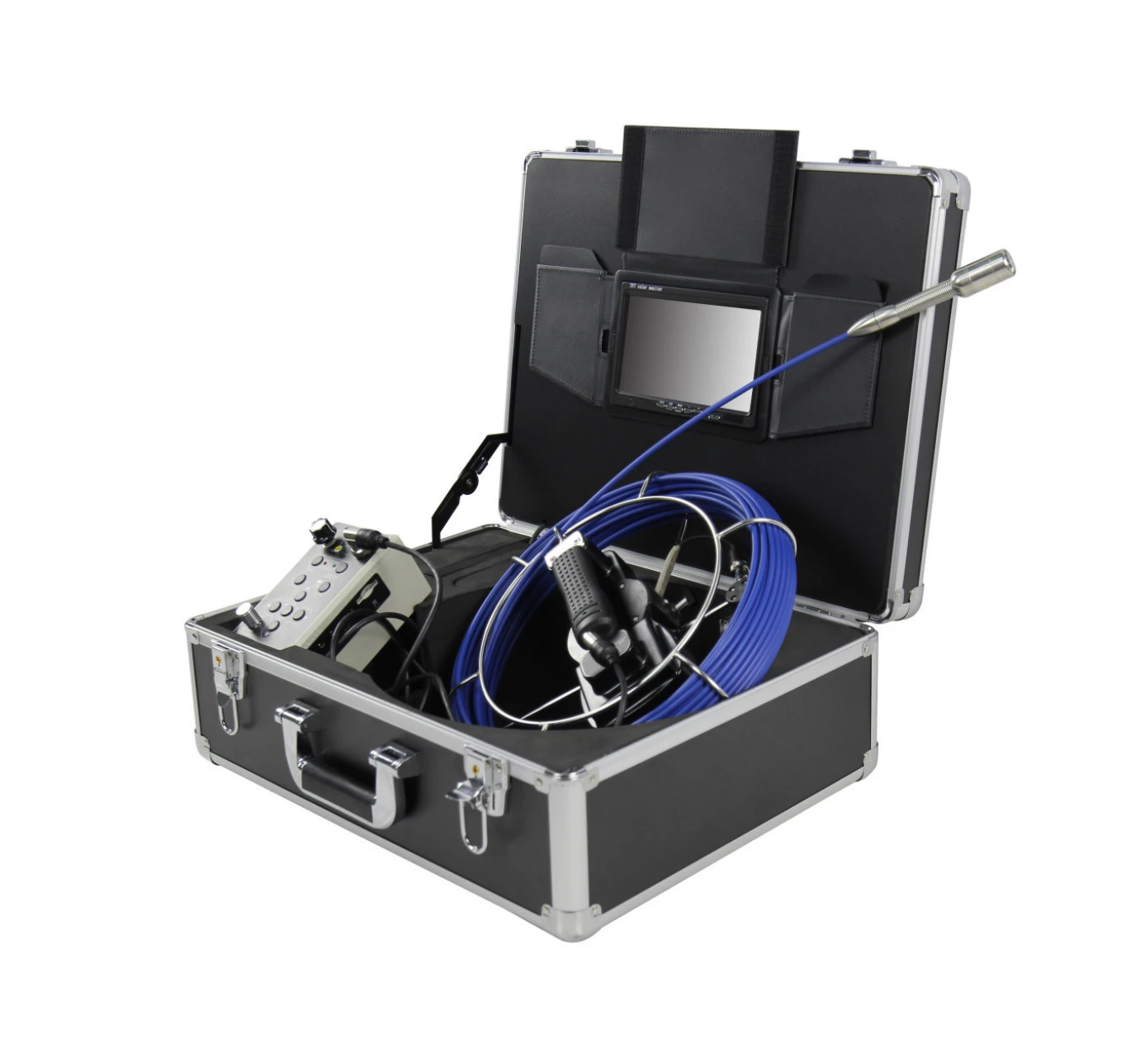 pm series 7'' hd 23mm sewer inspection camera modular pipeline endoscope