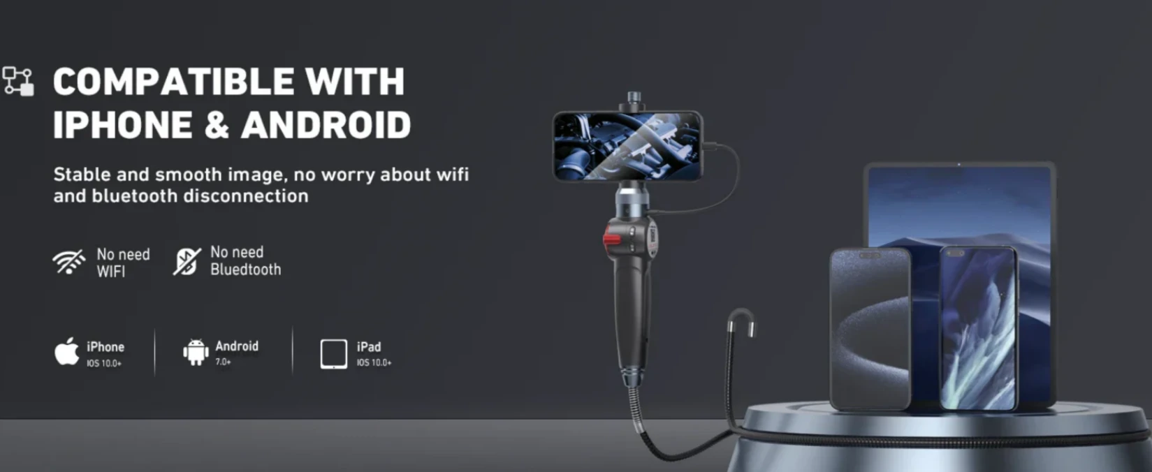 su series two way articulating for android ios harmony upgrade smartphone endoscope