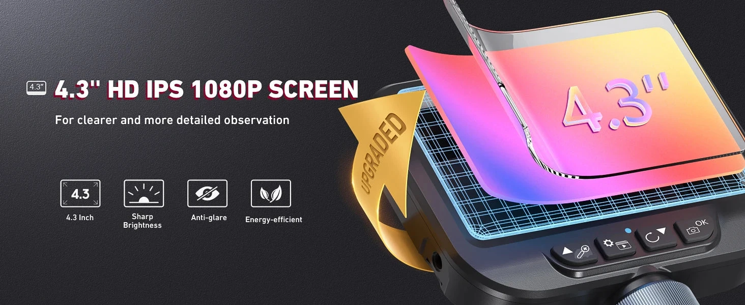 va series 4.3'' all way articulation videoscope