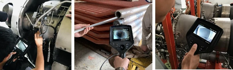 bp series 360° articulation 1080p hd joystick control 5.1'' pro borescope