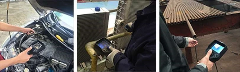 bp series 360° articulation 1080p hd joystick control 5.1'' pro borescope