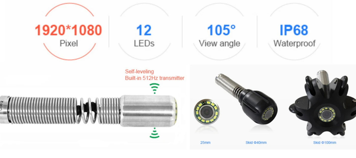 pp series fhd pipeline endoscope
