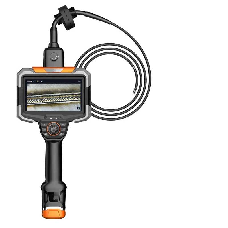 md series 360° articulation 1080p touch screen 5.7'' dynamic motor driven hd borescope