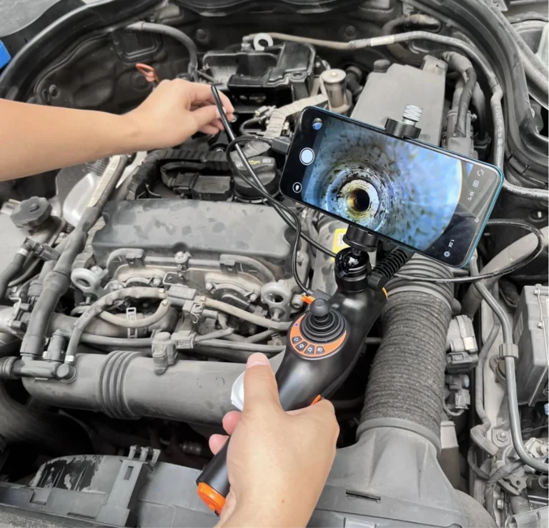 automotive borescope with phone