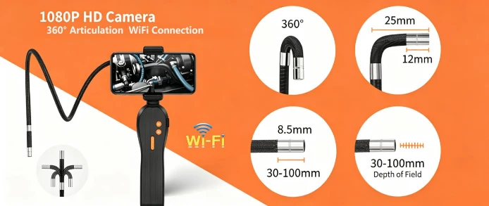 ww series wifi borescope