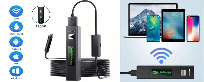wd series wifi borescope