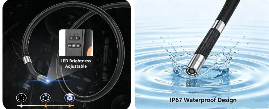 wu series wifi borescope